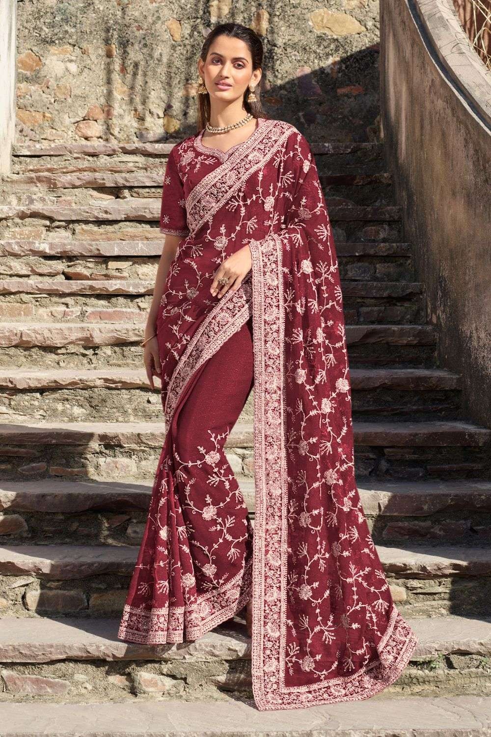 embroidered-saree