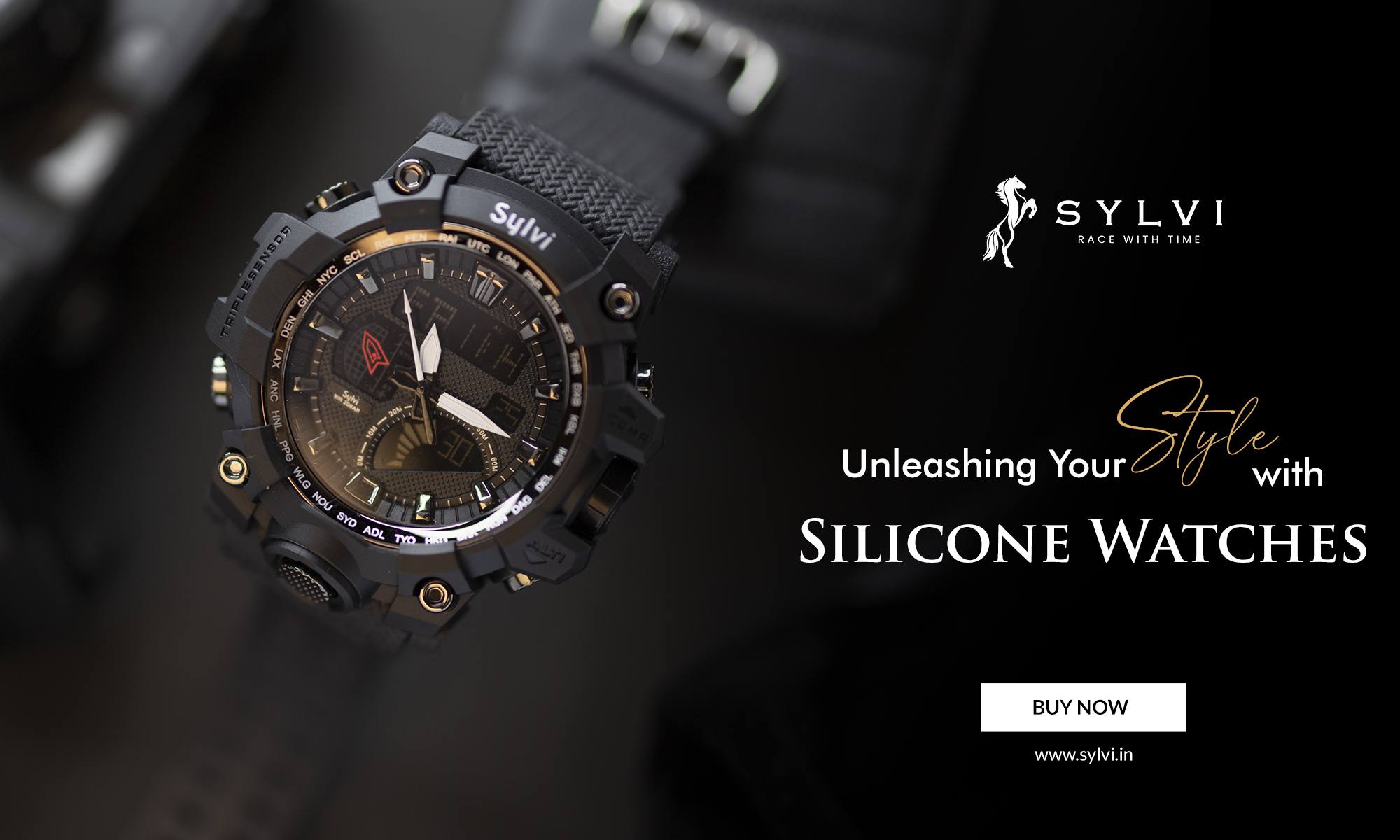 Unleashing Your Style with Silicone Watches Men's Fashion Inspiration copy