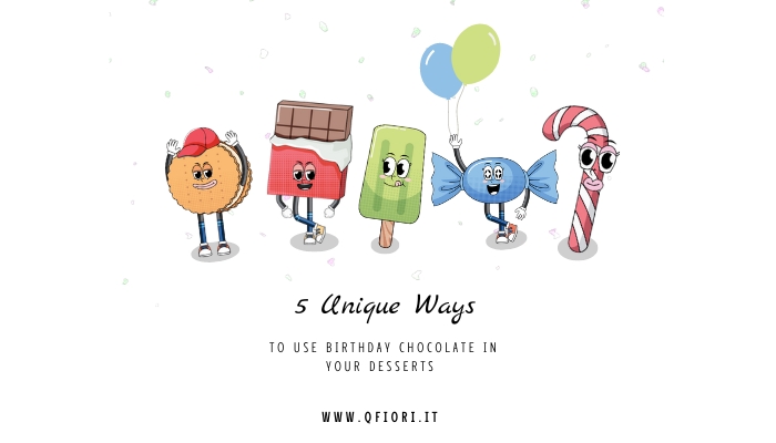 Sweet cartoon painted illustration colorful brown birthday candy card invitation