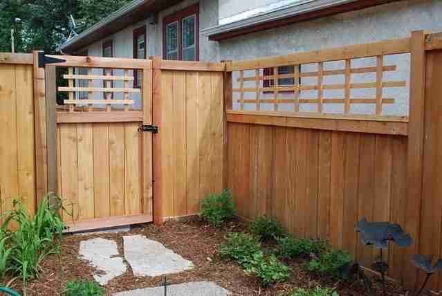 Modern Cedar Fences In Seattle, WA