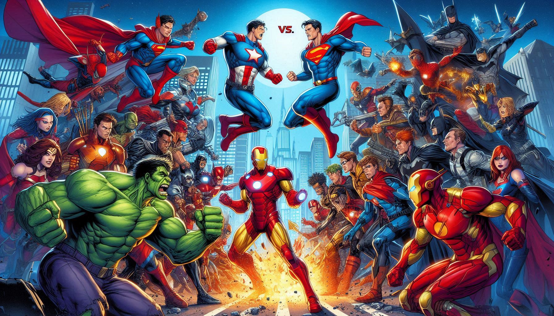 Marvel vs. DC: The Ultimate Showdown of Superhero Legends!